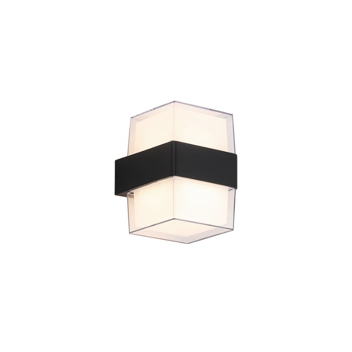 APLIQUE CUBO 10W NEGRO IP65 3000K1