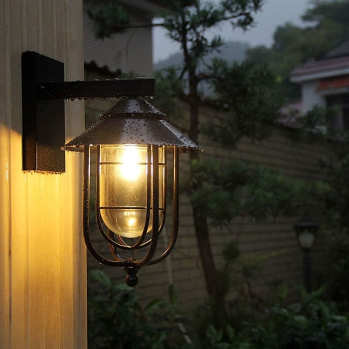 APLIQUE FAROL NEGRO E27*14