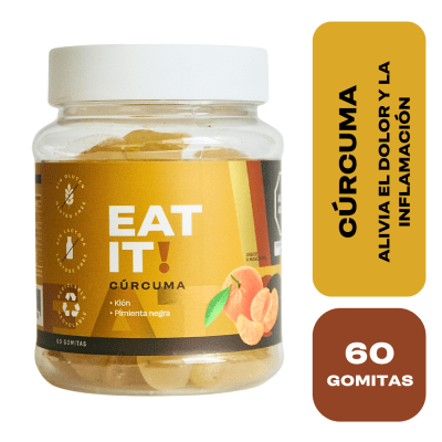 EAT IT! CÚRCUMA | GOMITAS SABOR A MANDARINA