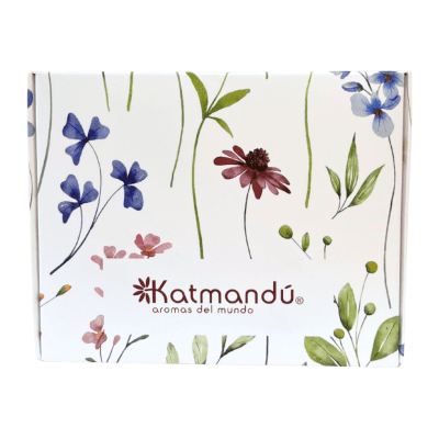 Caja Regalo Diseño Flores Autoarmable1