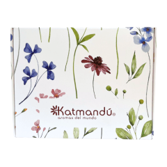 Caja Regalo Diseño Flores Autoarmable