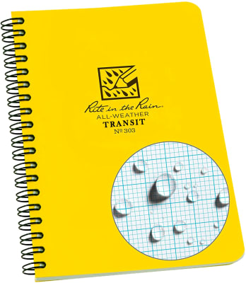 LIBRETA TOPOGRAFICA RITE IN THE RAIN 303 TRANSIT1