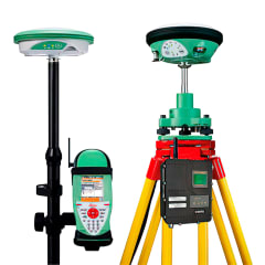 GPS DIFERENCIAL LEICA GS08 CON POST PROCESO BASE Y ROVER