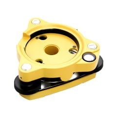 BASE NIVELANTE COLOR AMARILLO SIN PLOMADA OPTICA
