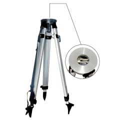 TRÍPODE SJA60F DE ALUMINIO (DOBLE SEGURO Y CADENA CON BASE REDONDO)
