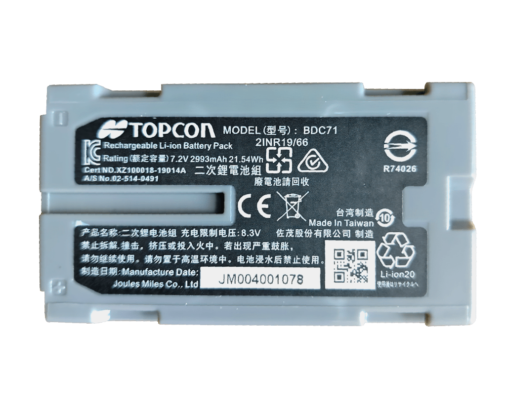 BATERÍA TOPCON BDC71 0