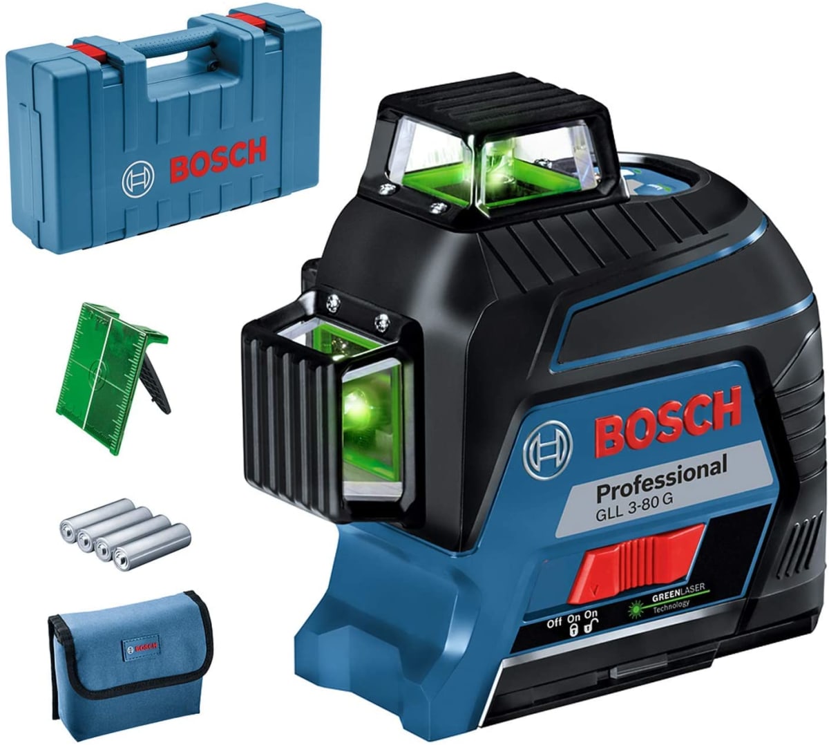 NIVEL LÁSER BOSCH GLL 3-80 G2