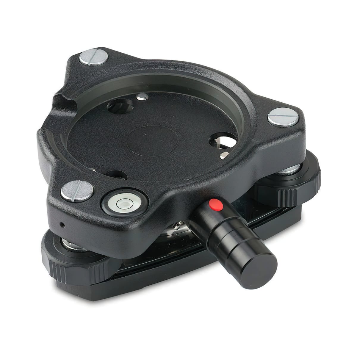 BASE NIVELANTE COLOR NEGRO CON PLOMADA LASER 2