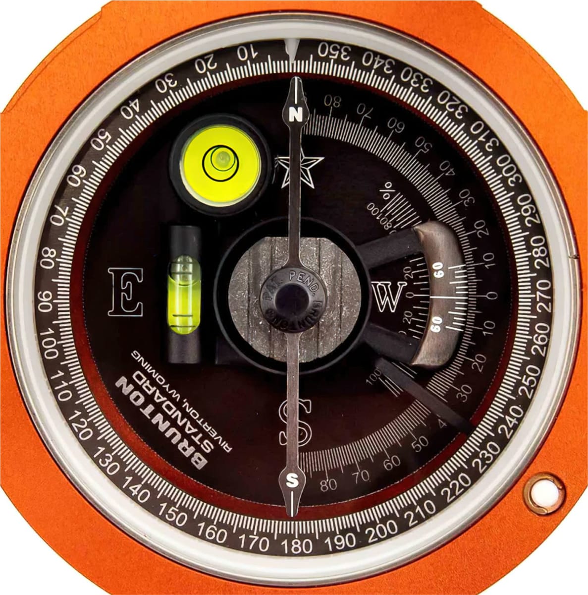 BRÚJULA PROFESIONAL BRUNTON F-5020 (ANARANJADO)3