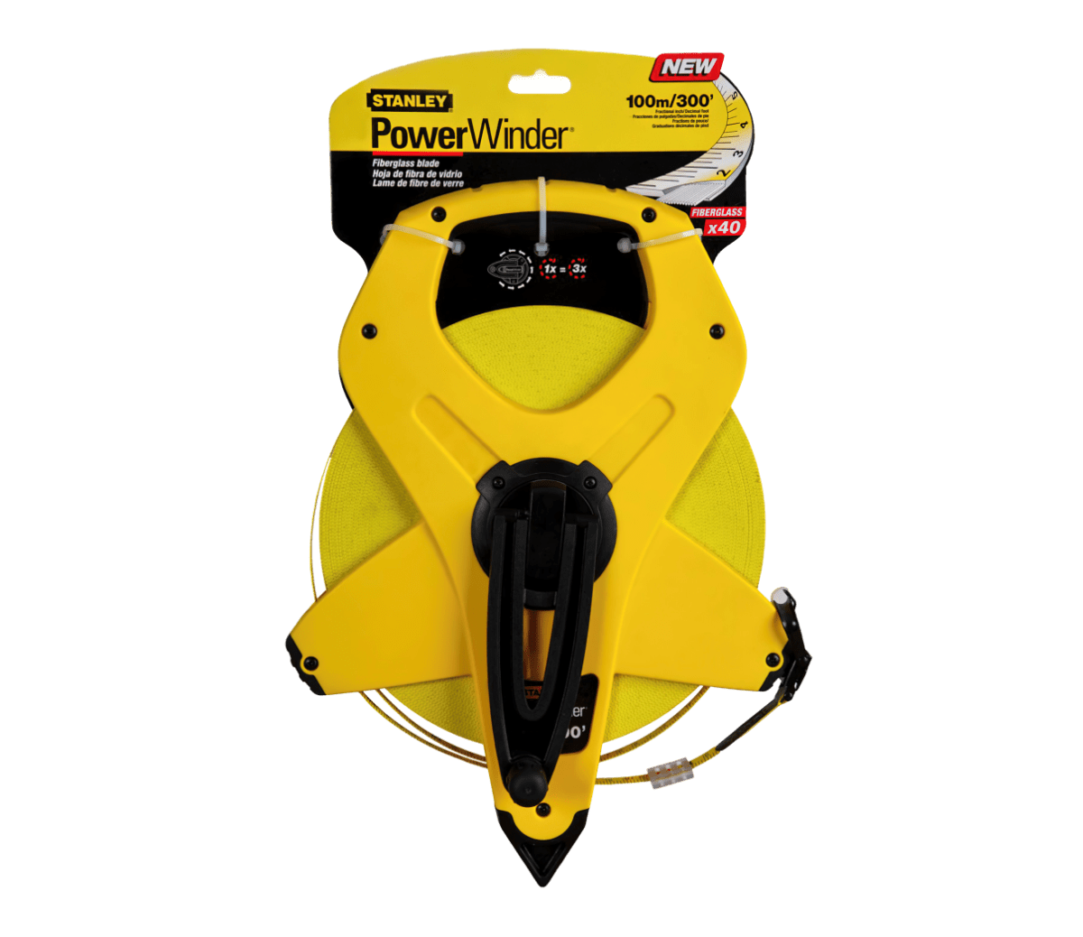 WINCHA STANLEY DE 100 MTS (FIBRA DE VIDRIO) 0