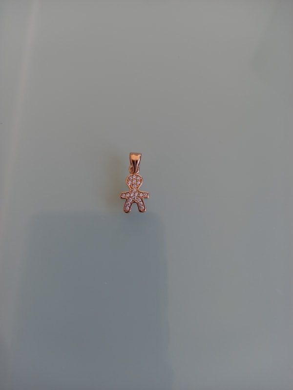 COLGANTE ORO ROSA NIÑO