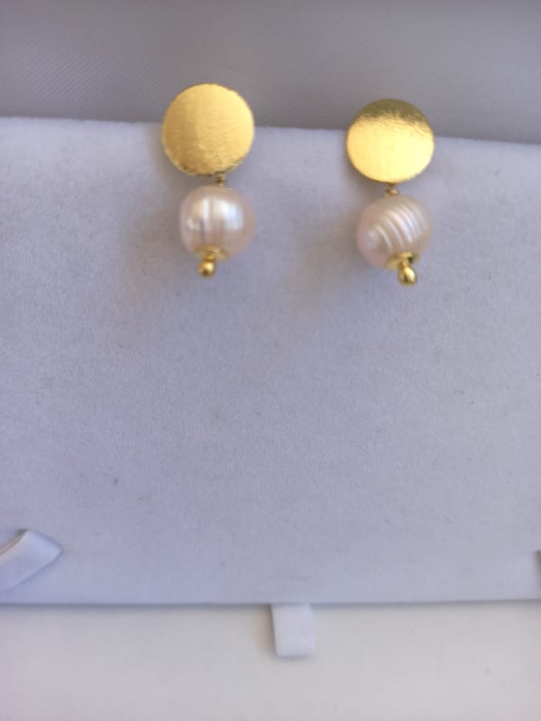 ARO ORO AMARILLO PERLA BLANCA