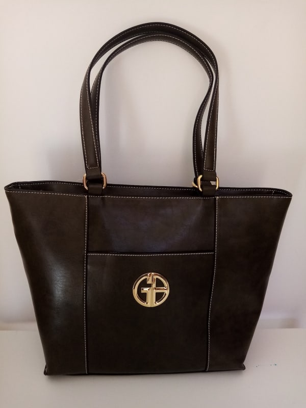 CARTERA GIANI BERNINI VERDE OCRE