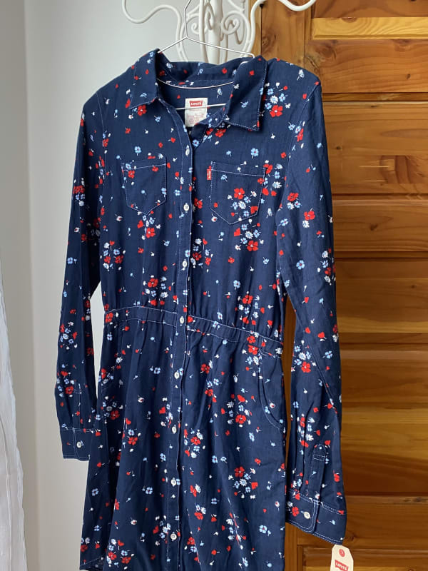 VESTIDO NIÑA LEVI´S AZUL