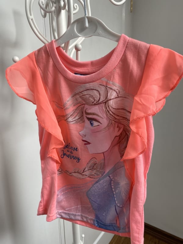 POLERA NIÑA ESTAMPADO FROZEN DISNEY