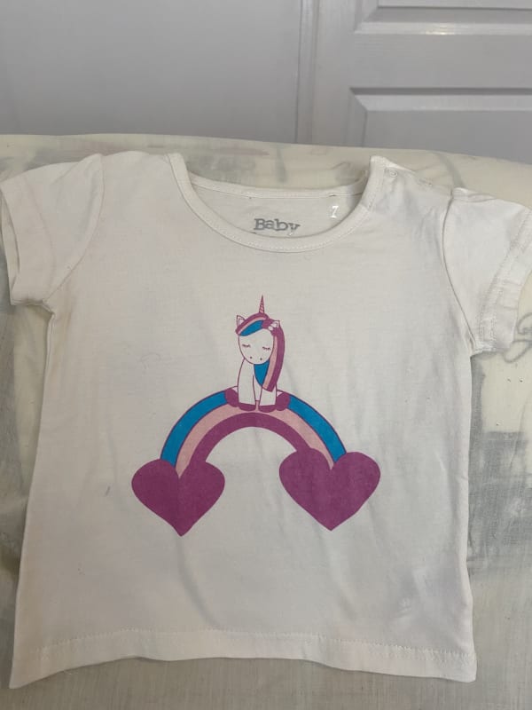 POLERA NIÑA CON UNICORNIO BABY HARVEST