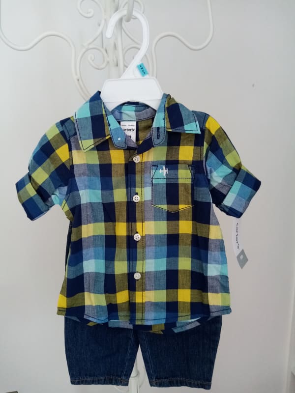 CONJUNTO CARTER´S CAMISA Y JEANS