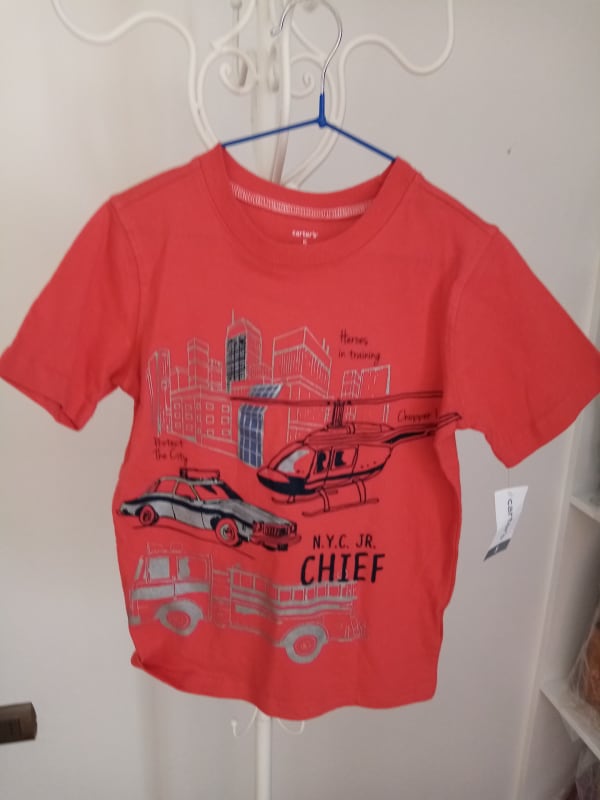 POLERA NIÑO  CARTER'S ROJA