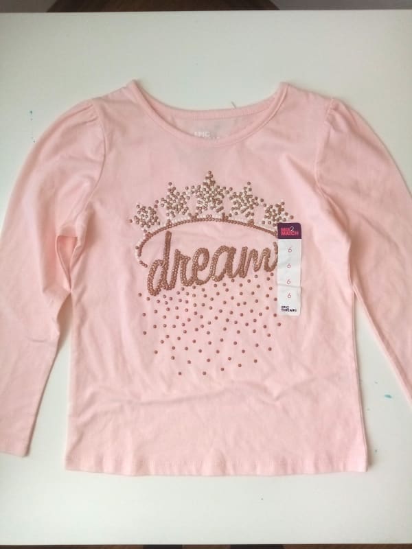 POLERA NIÑA EPIC THREADS ROSA