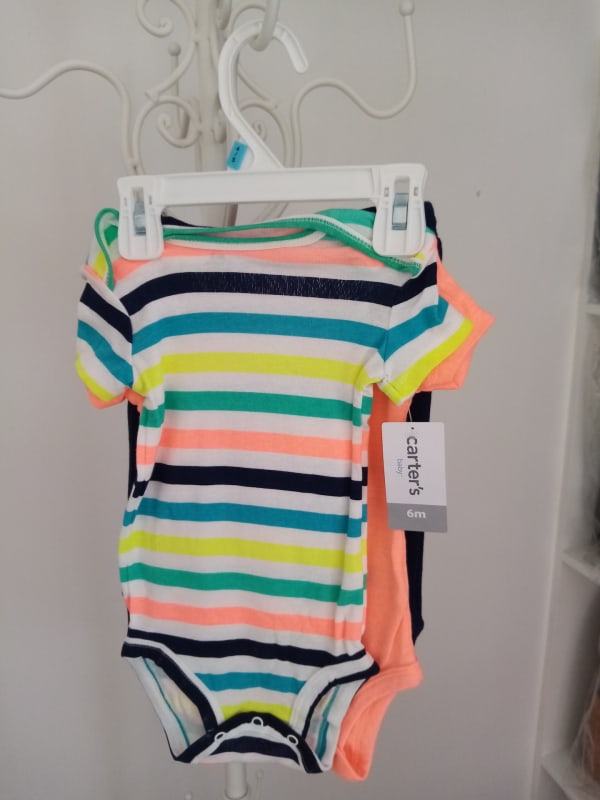 CONJUNTO 3P NIÑO CARTER'S RAYAS 