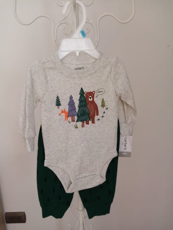 CONJUNTO 2P BODY Y PANTALÓN CARTER'S OSO