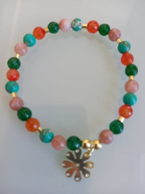 PULSERA ORO AMARILLO PIEDRA VERDE2