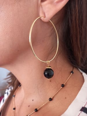 ARGOLLA ORO AMARILLO PIEDRA NEGRA3