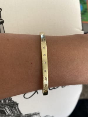 PULSERA CIRCÓN BLANCO ORO AMARILLO2