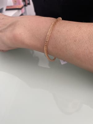 PULSERA BAÑO ORO ROSADO1