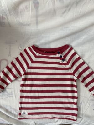 POLERA NIÑA POLO RAYAS 1