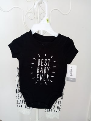 CONJUNTO 2P CARTER´S NEGRO