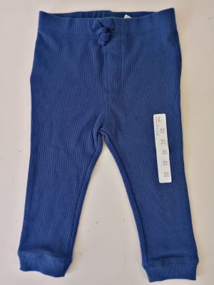 PANTALÓN BUZO FIRST IMPRESSIONS AZUL1