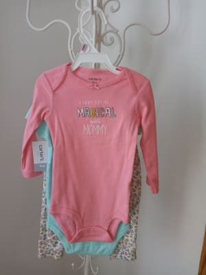 CONJUNTO 3P MAGICAL FLOREADO CARTER'S1