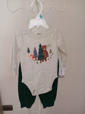 CONJUNTO 2P BODY Y PANTALÓN CARTER'S OSO2