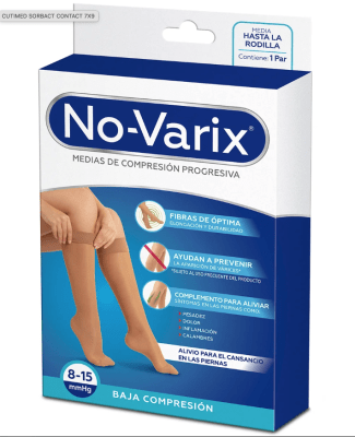 CALCETA NOVARIX 8-15  MUJER BEIGE