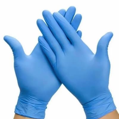 GUANTE NITRILO AZUL M