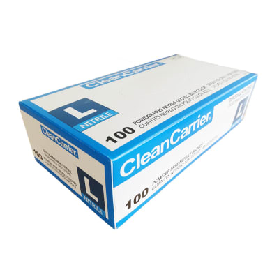 GUANTE NITRILO AZUL L