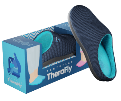 PANTUFLA THERAFLY AZUL