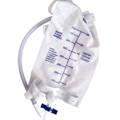 RECOLECTOR ORINA PIERNA 750CC