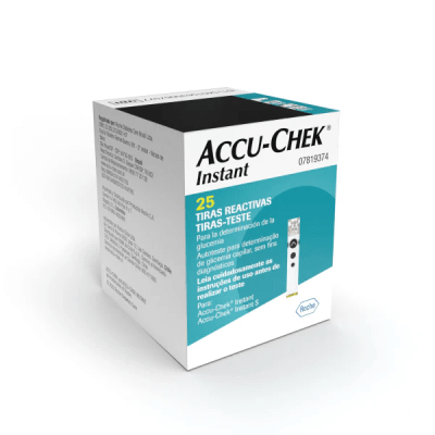 TIRAS REACTIVAS ACCU-CHEK INSTANT X 25