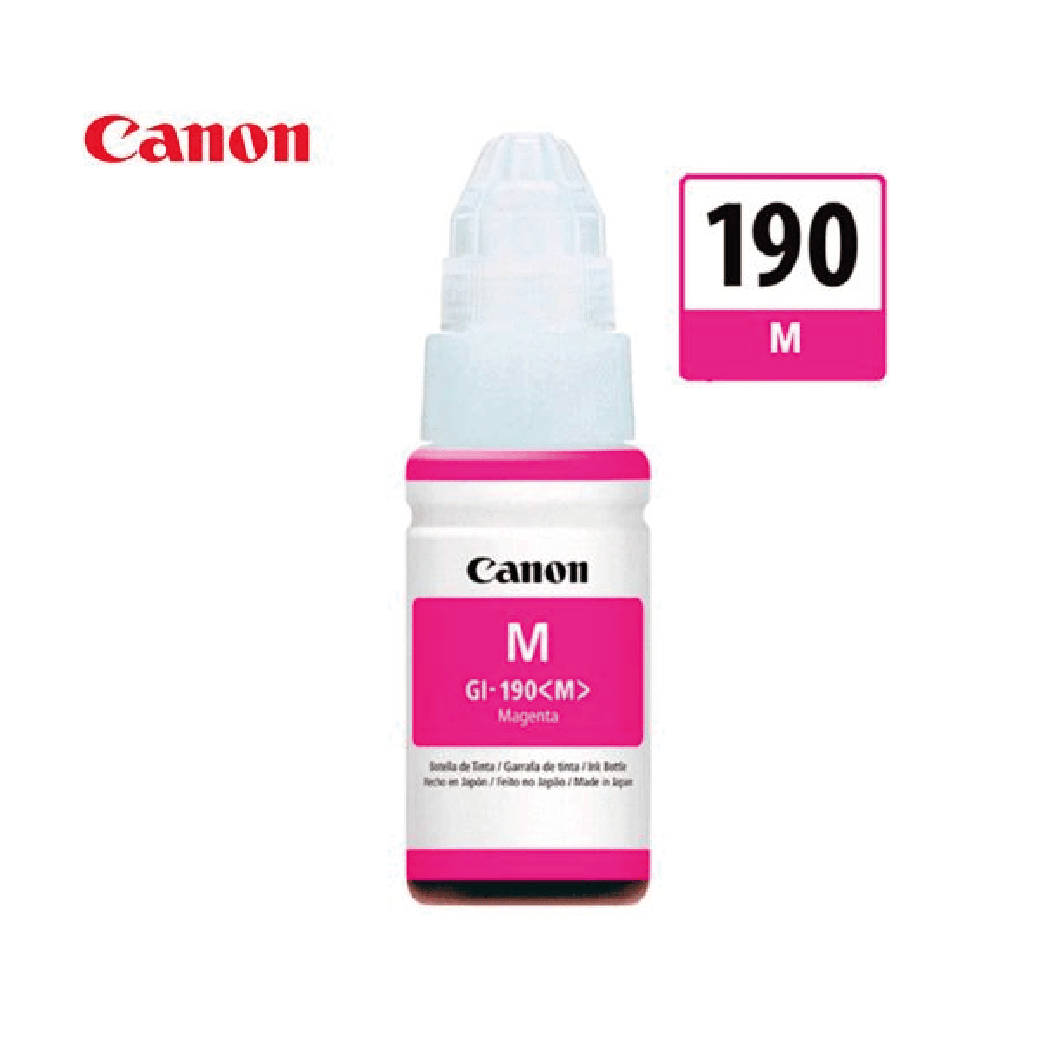 TINTA CANON GI-190 MAGENTA | Libreria Ofisur