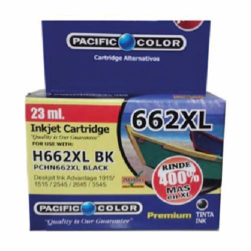 TINTA PACIFIC COLOR HP 662 XL BK | Libreria Ofisur