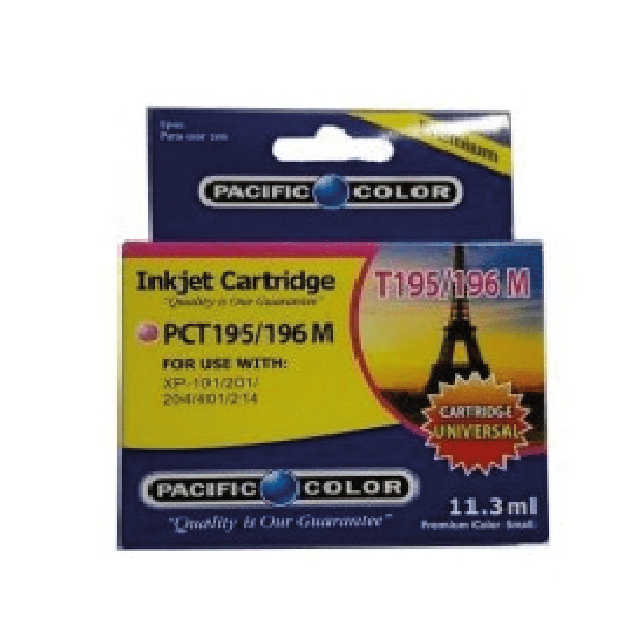 TINTA PACIFIC COLOR EPSON T195 MAGENTA | Libreria Ofisur