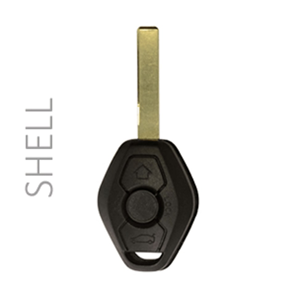 1999-2009 BMW - REMOTE HEAD KEY - SHELL - LX8FZV - 2+1
