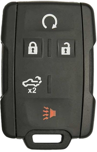 19-22 CHEVROLET - REMOTE - M3N-32337200 YELLOW 4+1 RST, TLG. 433 MHz  PN: 84209236, 84312372