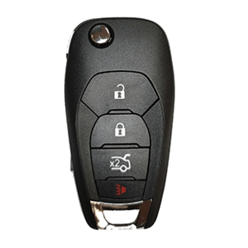 2016-2019 CHEVROLET - FLIP KEY - LXP-T004 - PN: 13514135 - 433 Mhz - 3+1 TRUNK (NO RETURN)