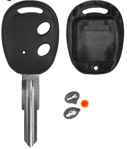 2004-2010 SHELL FOR CHEVROLET AVEO REMOTE HEAD KEY - 2BUTTON