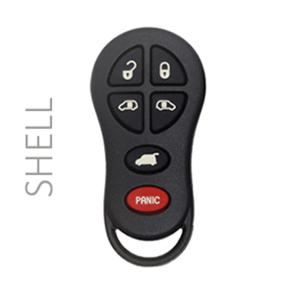 2001-2004 CHRYSLER / JEEP / DODGE -  SHELL REMOTE - GQ43VT18T - 5+1 SIDE DOOR HATCH