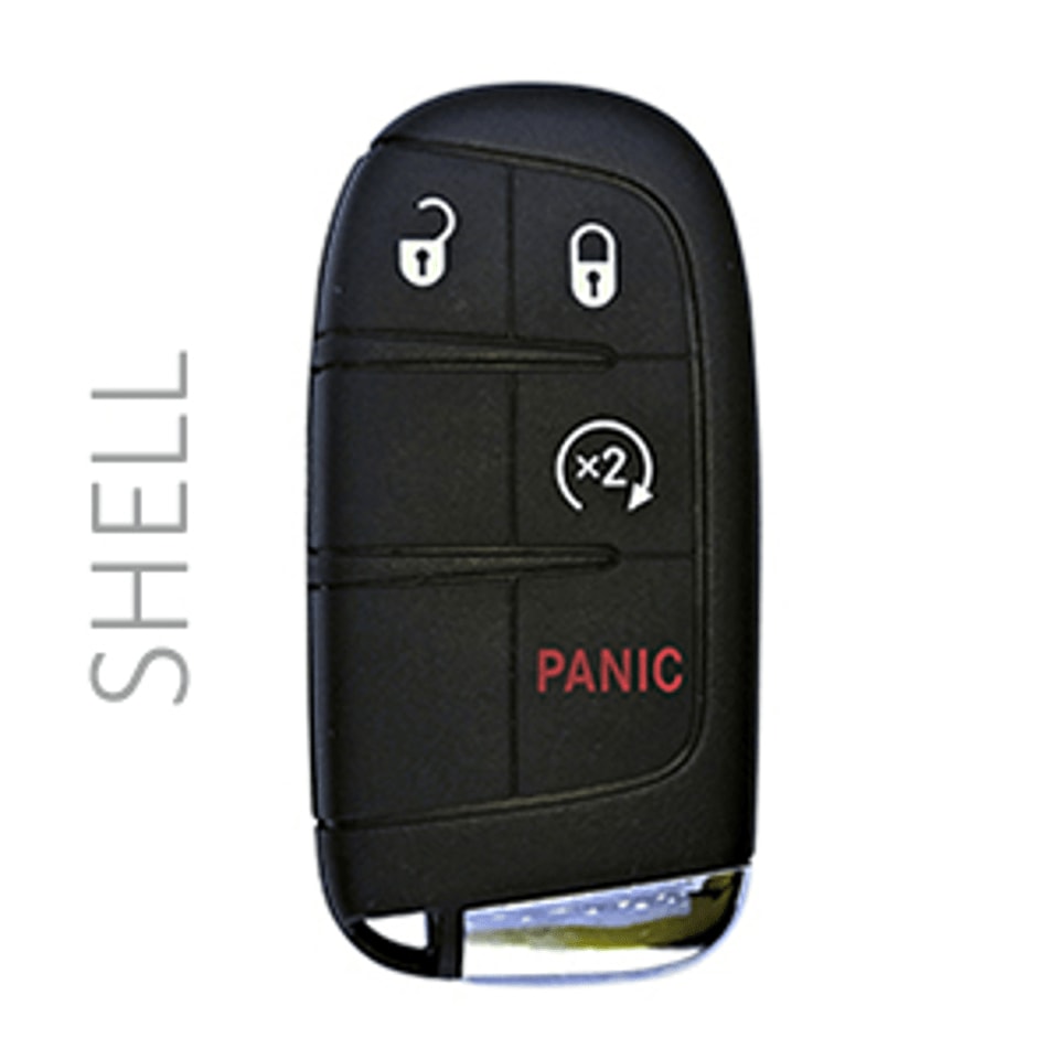2011-2019 CHRYSLER / DODGE / JEEP / RAM -  M3N-M3M-40821302 - SHELL SMART KEY - 3+1 REMOTE START