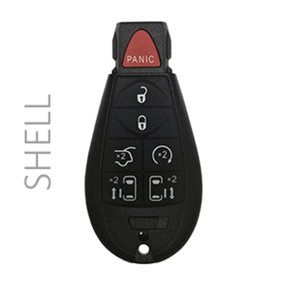 2008-2019 CHRYSLER DODGE JEEP VW - SHELL - FOBIK - IYZ-C01C 6+1 REMOTE START. HATCH & SIDE DOOR